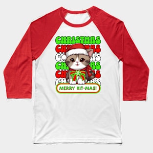 Merry Kit-mas 2 Baseball T-Shirt